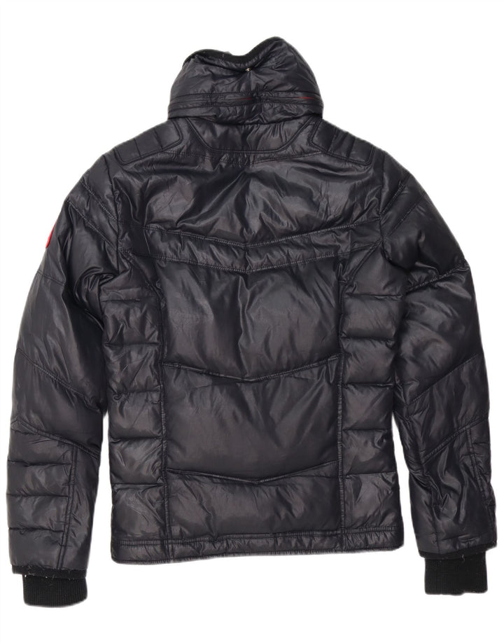 Giacca imbottita con cappuccio da uomo Diesel UK 36 Small Blu Navy