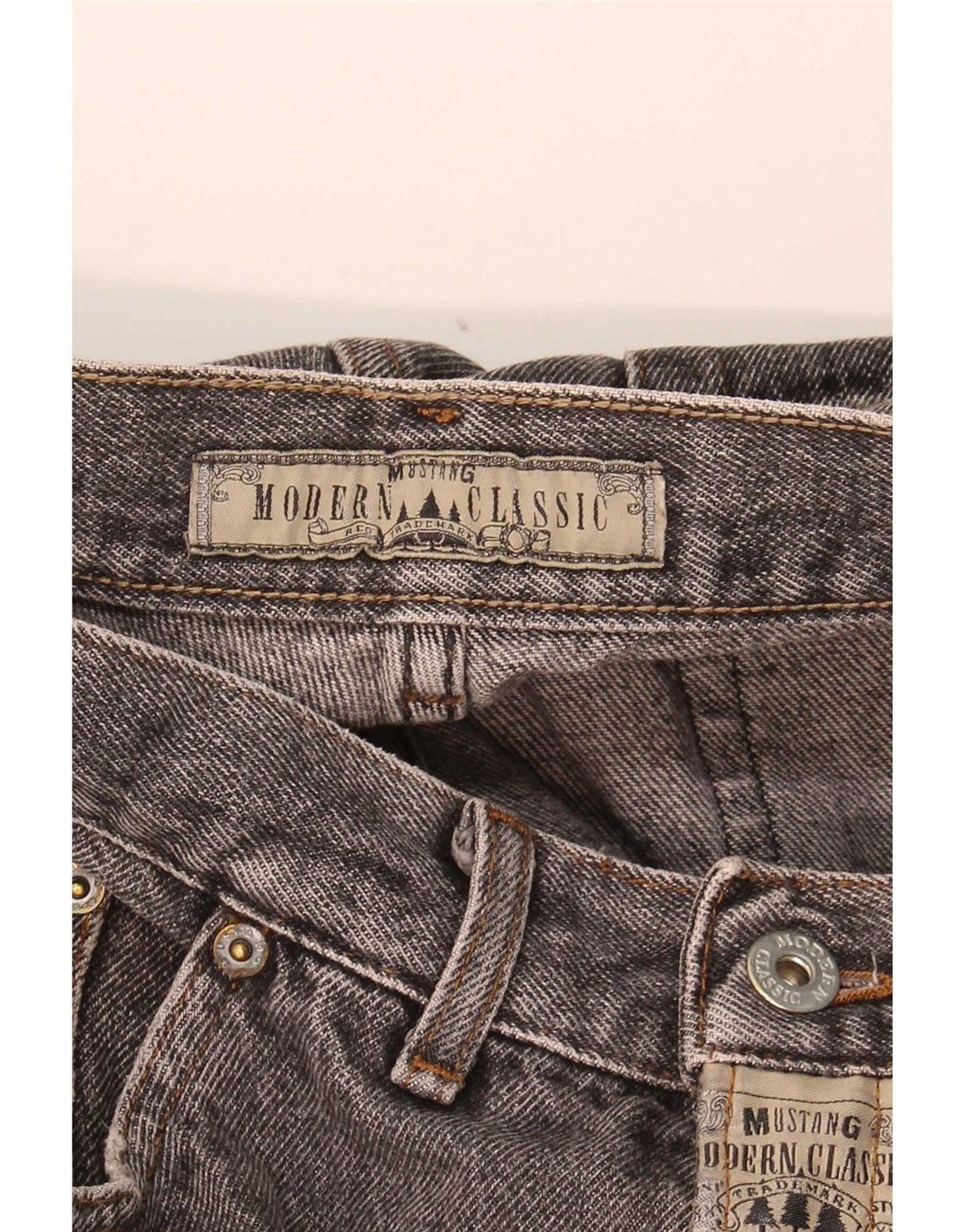 Jeans affusolati da uomo Mustang W34 L32 Grigi