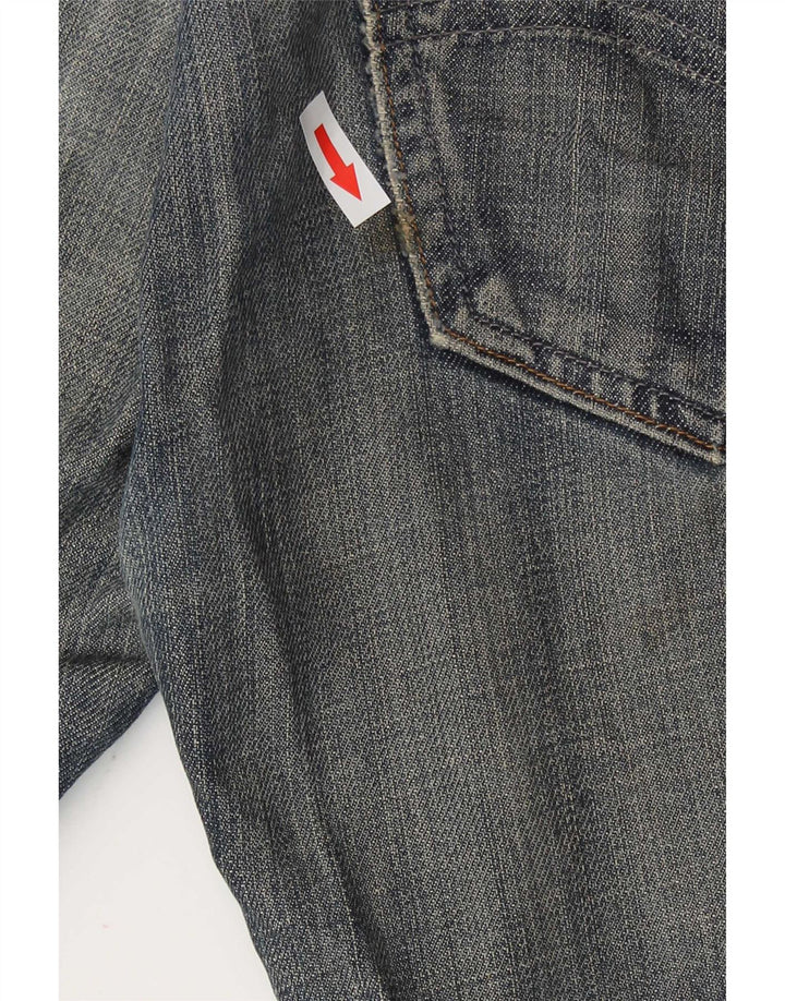Pantaloncini di jeans Lee Knox da uomo W34 grandi in cotone blu