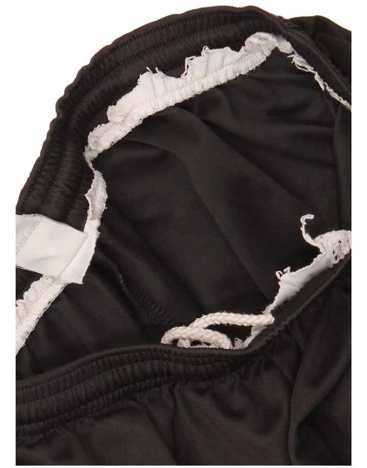 Pantaloncini sportivi Adidas Climalite da uomo grandi in poliestere nero