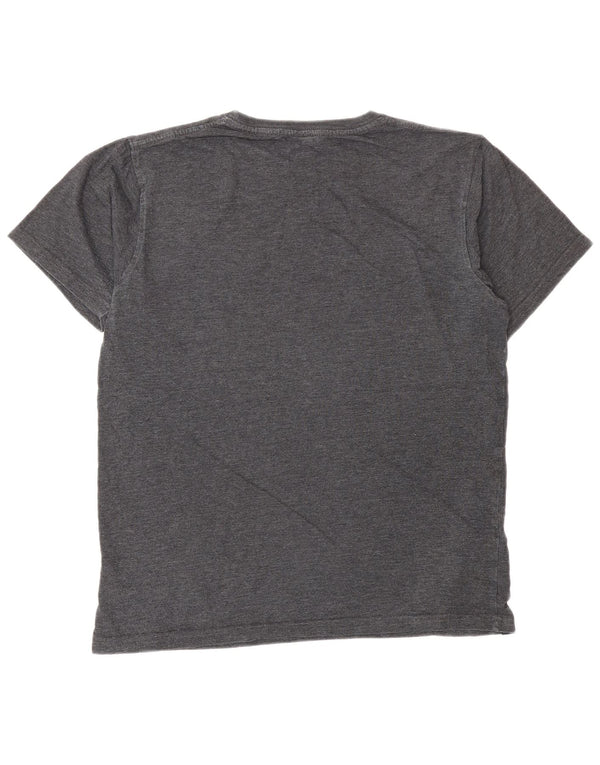 T-shirt grafica da uomo Saltrock Top piccolo in cotone grigio