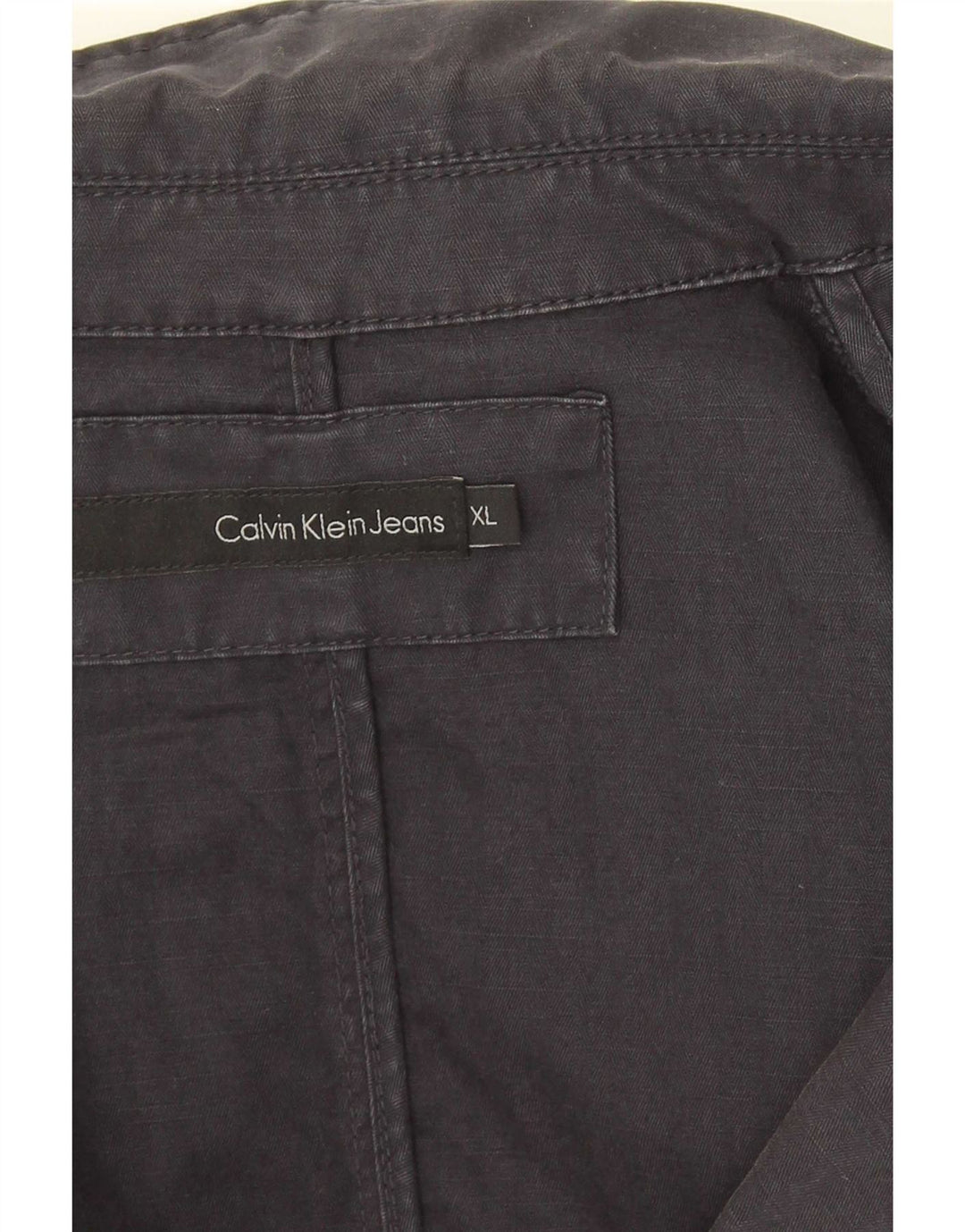 Giacca blazer da uomo a 1 bottone Calvin Klein UK 42 XL blu navy
