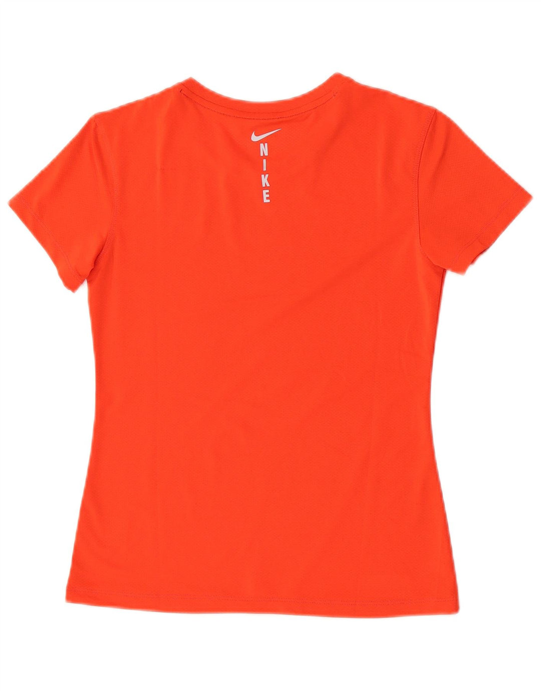 T-shirt grafica Nike Dri Fit da donna, taglia UK 14, grande, in poliestere arancione
