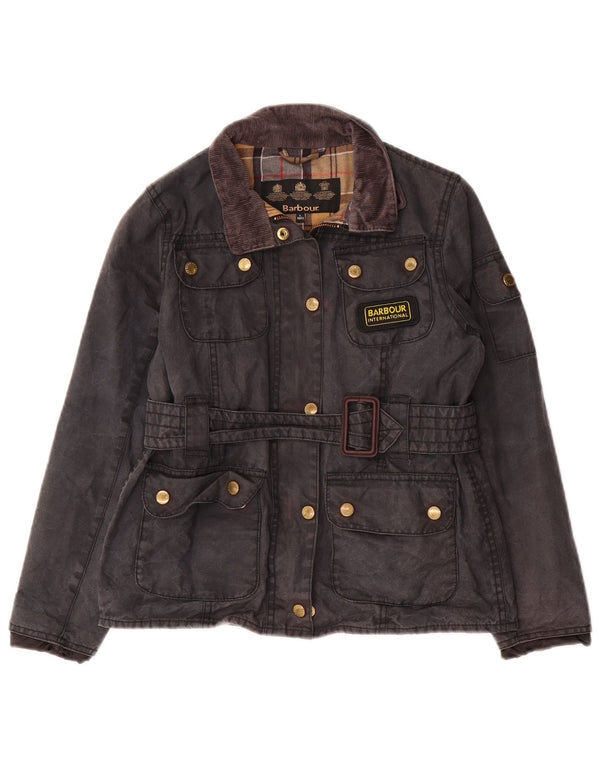 Giacca Utility Barbour per ragazze 10-11 anni grande nera