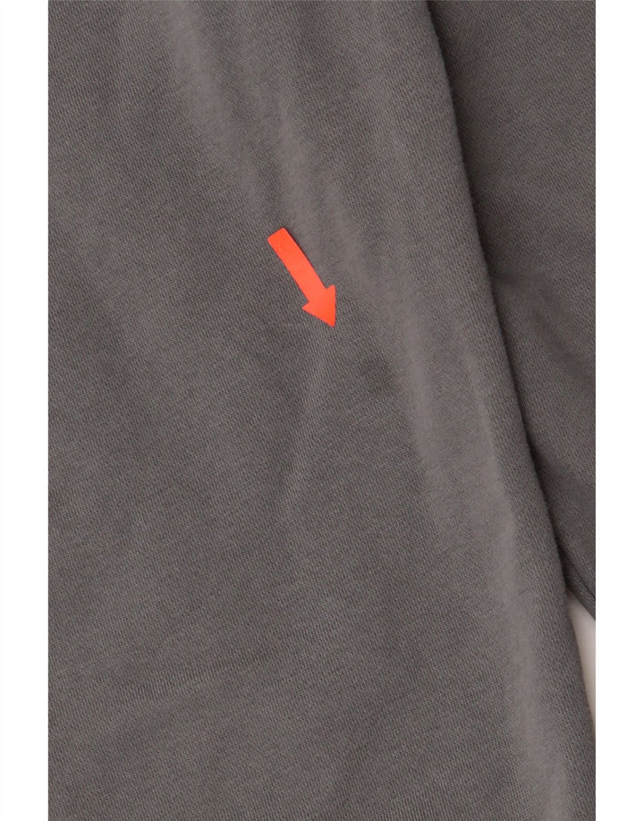 UNDER ARMOUR Mens Hoodie Jumper Medium Grey Cotton Vintage Under Armour and Second-Hand Under Armour from Messina Hembry 