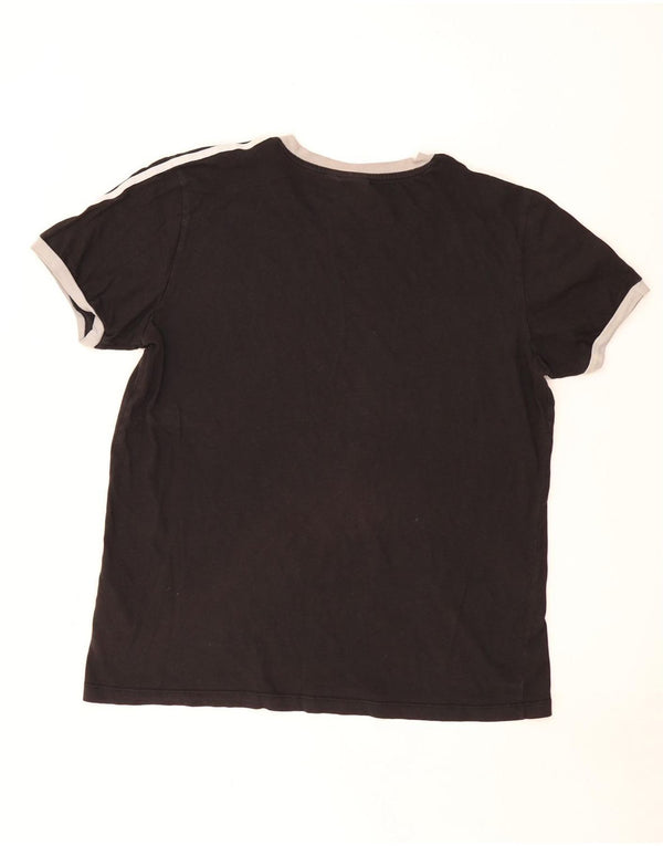 T-shirt da donna Adidas Top UK 14 grande cotone nero