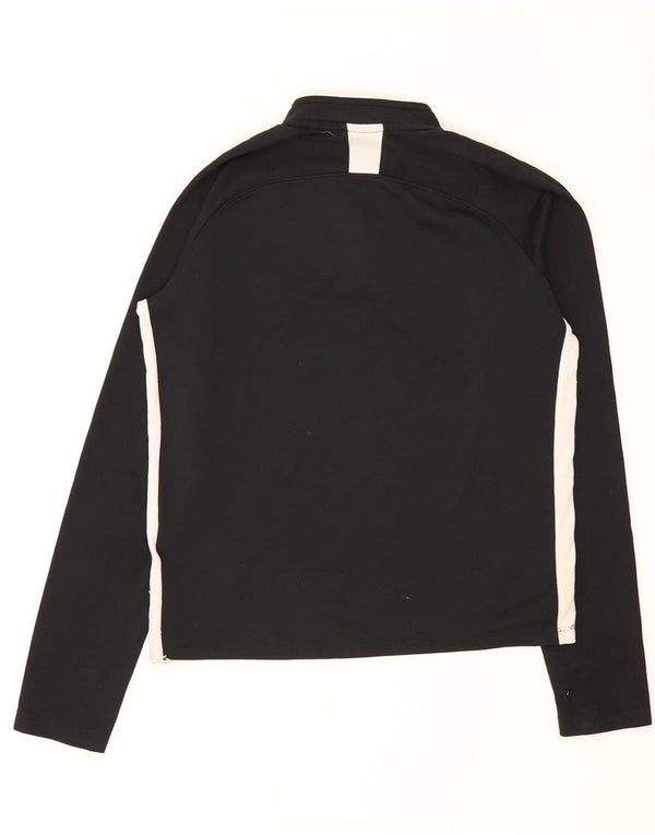 Giacca da tuta Nike da ragazzo Dri Fit con zip e collo 10-11 anni, media, nera