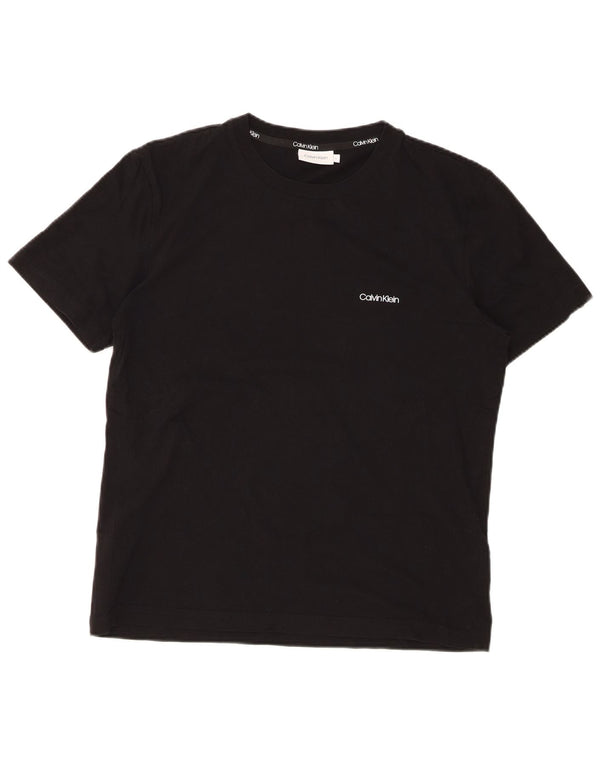 T-shirt da uomo Calvin Klein Top grande in cotone nero