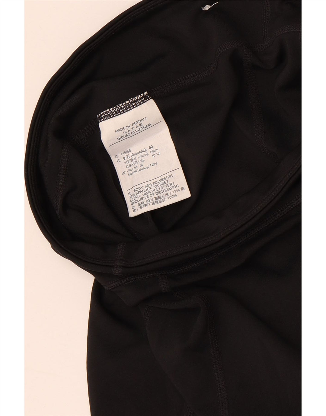Pantaloncini sportivi Nike Bambina 10-11 anni Medio Nero Poliestere