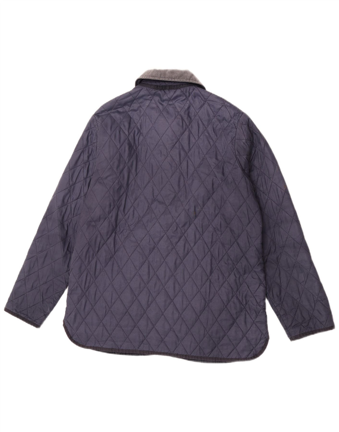 Giacca trapuntata da donna Barbour UK 14 Large Blu Navy in poliammide