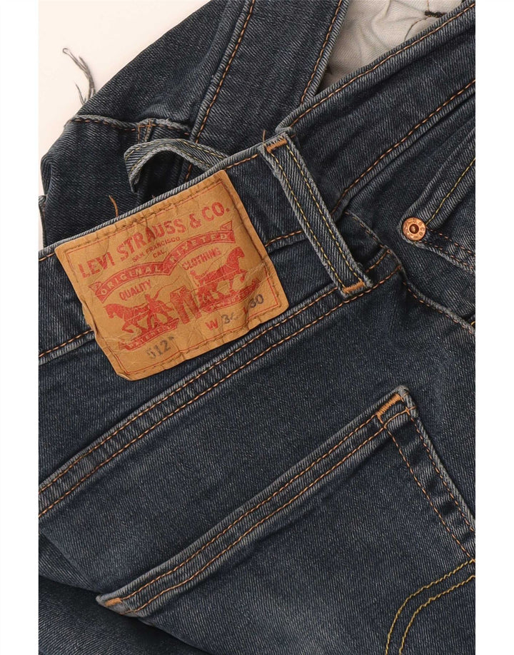 Jeans Levi's Uomo 512 Slim affusolati W34 L30 Blu Navy