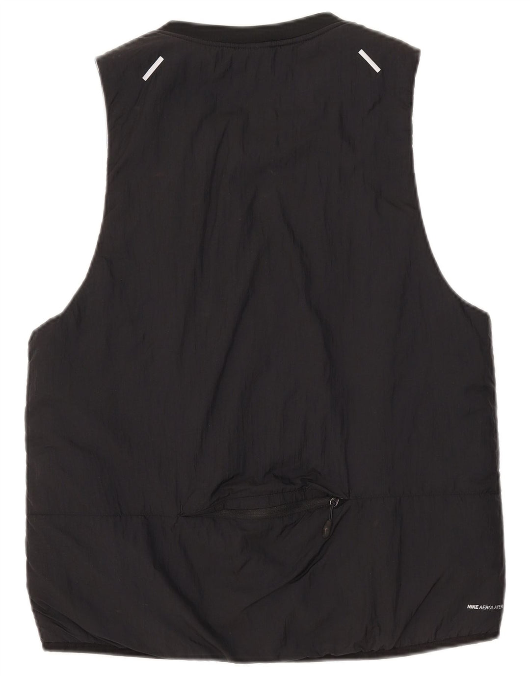 Gilet imbottito da donna Nike UK 14 medio nylon nero