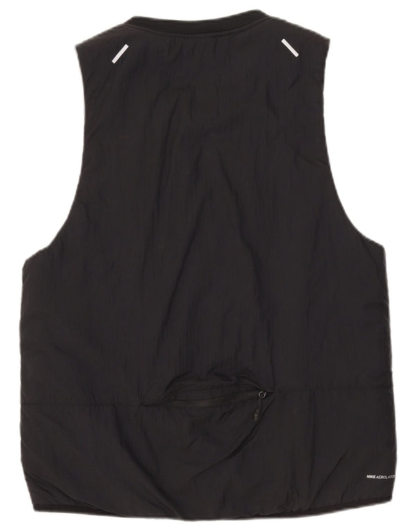 Gilet imbottito da donna Nike UK 14 medio nylon nero