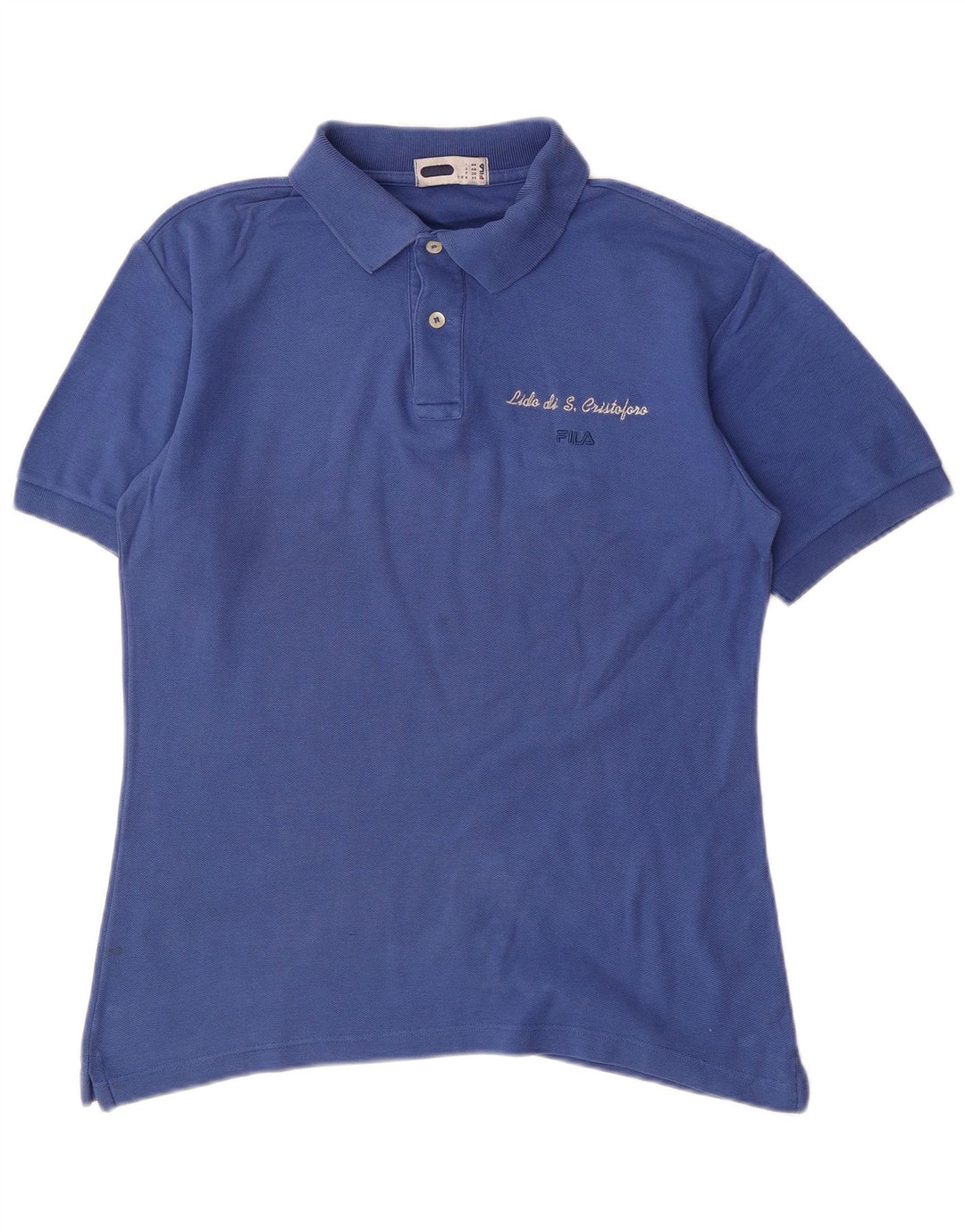 Polo Uomo Fila IT 44 XS Blu Cotone