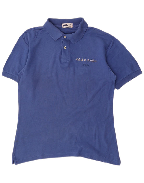 Polo Uomo Fila IT 44 XS Blu Cotone
