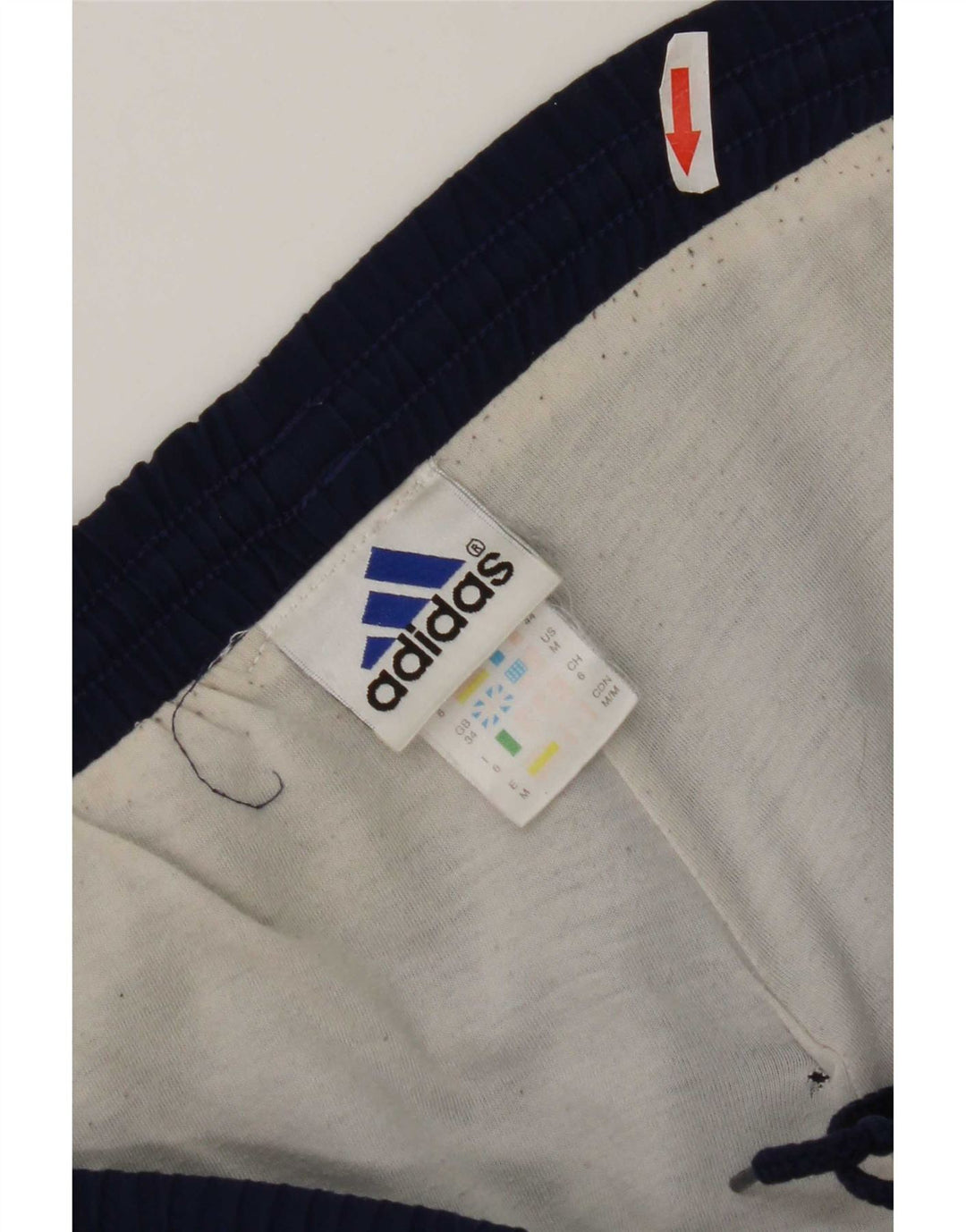 Pantaloni da tuta da uomo Adidas XL poliestere blu navy
