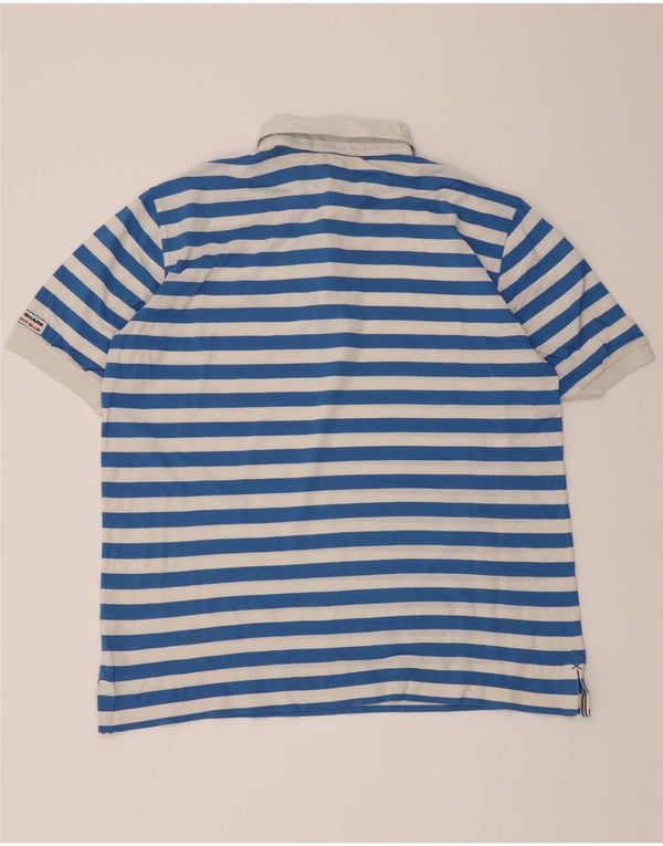 Polo da uomo PAUL & SHARK Yachting XL in cotone a righe blu