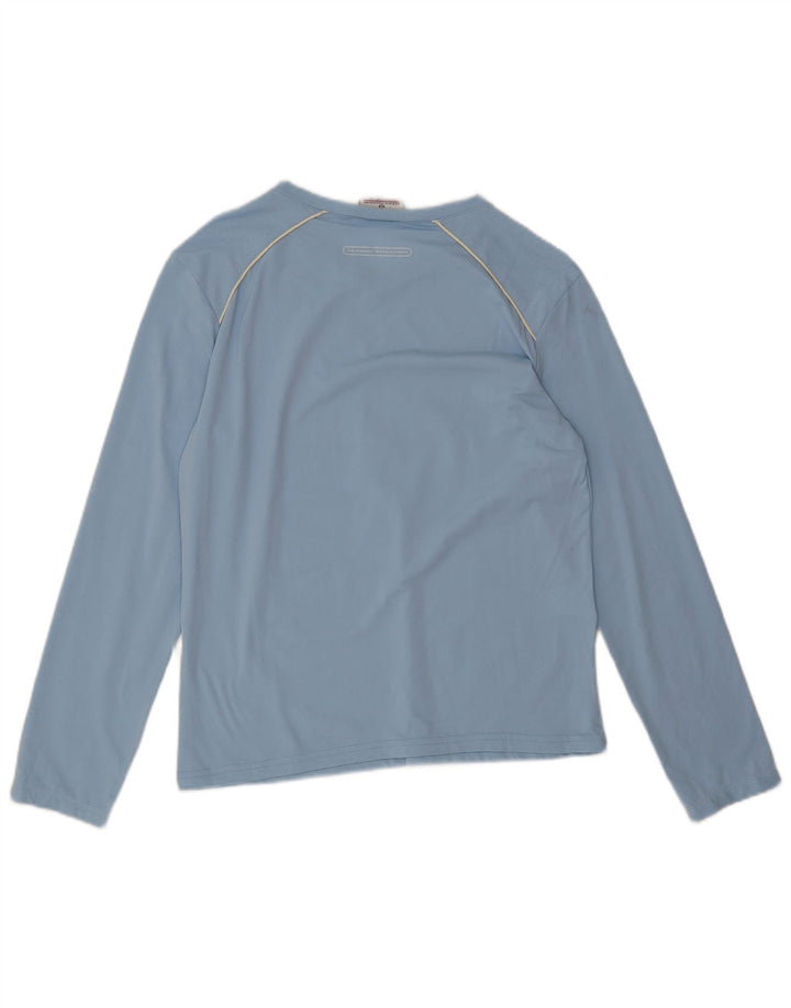 Maglia Donna Sergio Tacchini Manica Lunga IT 48 XL Blu Poliammide