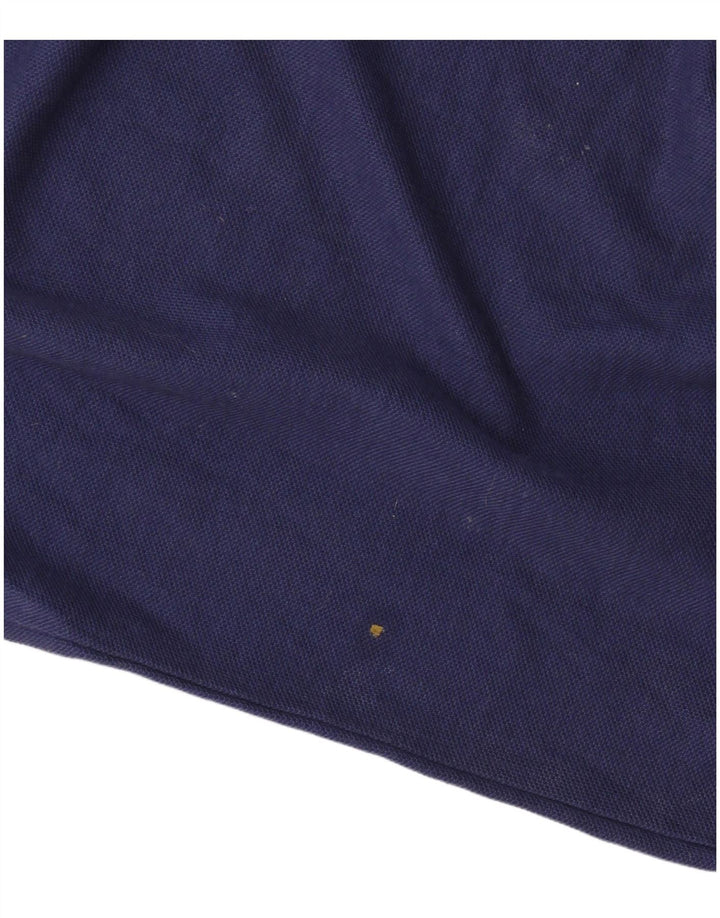 Polo da uomo Fila Large in cotone blu navy