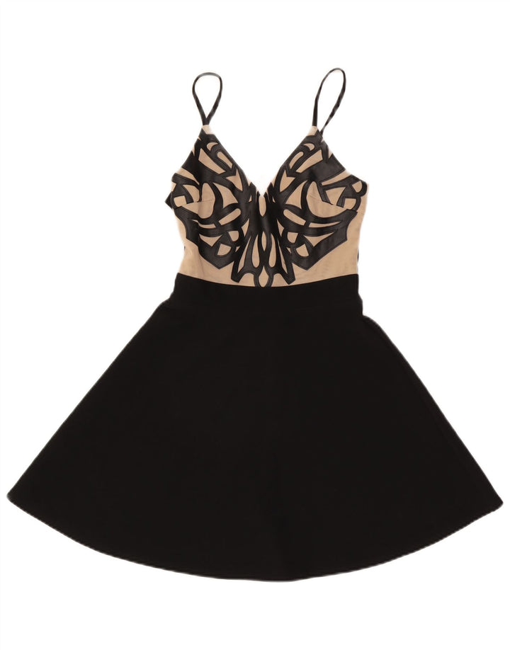 Lipsy Womens Sundress UK 8 Small Black Colourblock