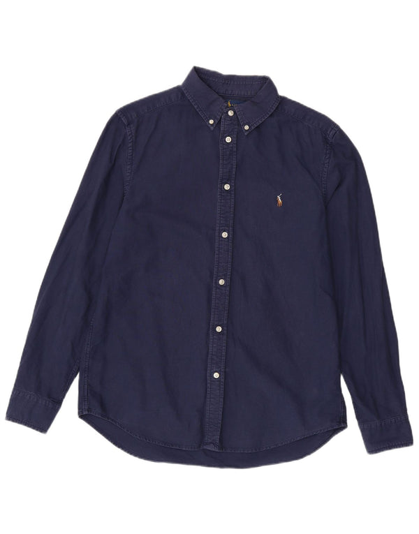 Camicia Ralph Lauren da bambino 15-16 anni XL in cotone blu navy