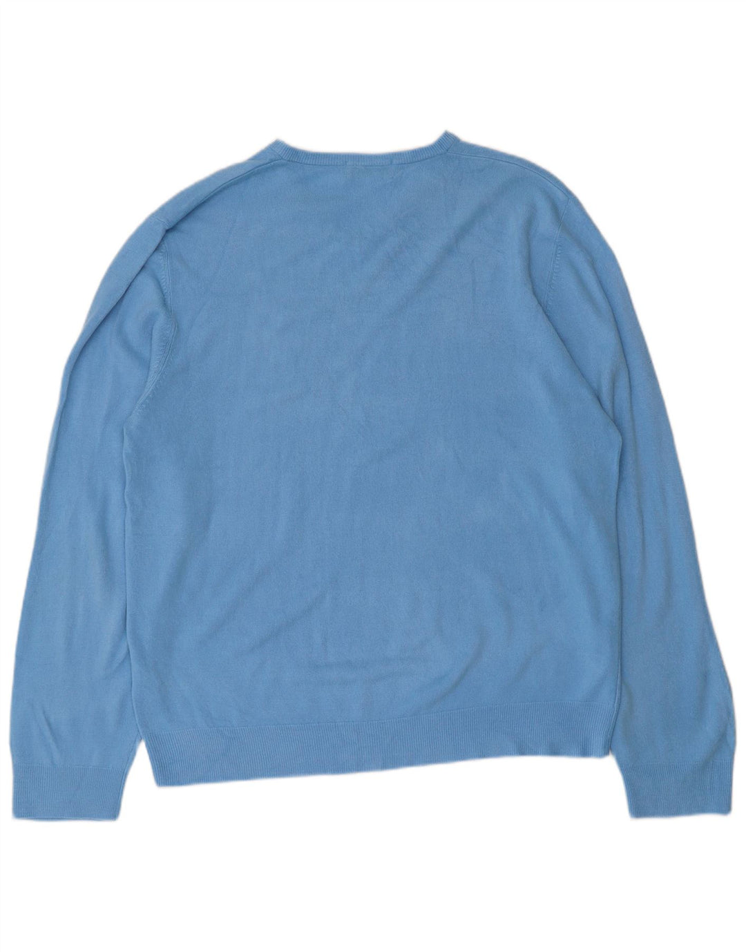 Maglione maglione con scollo a V blu Harbour da uomo Marks & Spencer XL acrilico