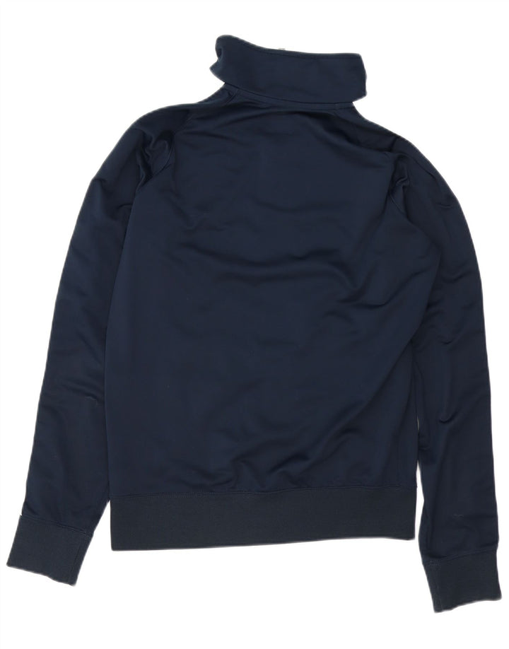 Giacca da tuta da uomo NIKE piccola in poliestere color block blu navy