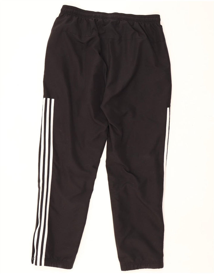 Pantaloni da tuta da uomo ADIDAS grandi neri in poliestere