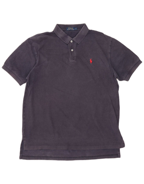 POLO RALPH LAUREN Polo da uomo XL in cotone blu navy