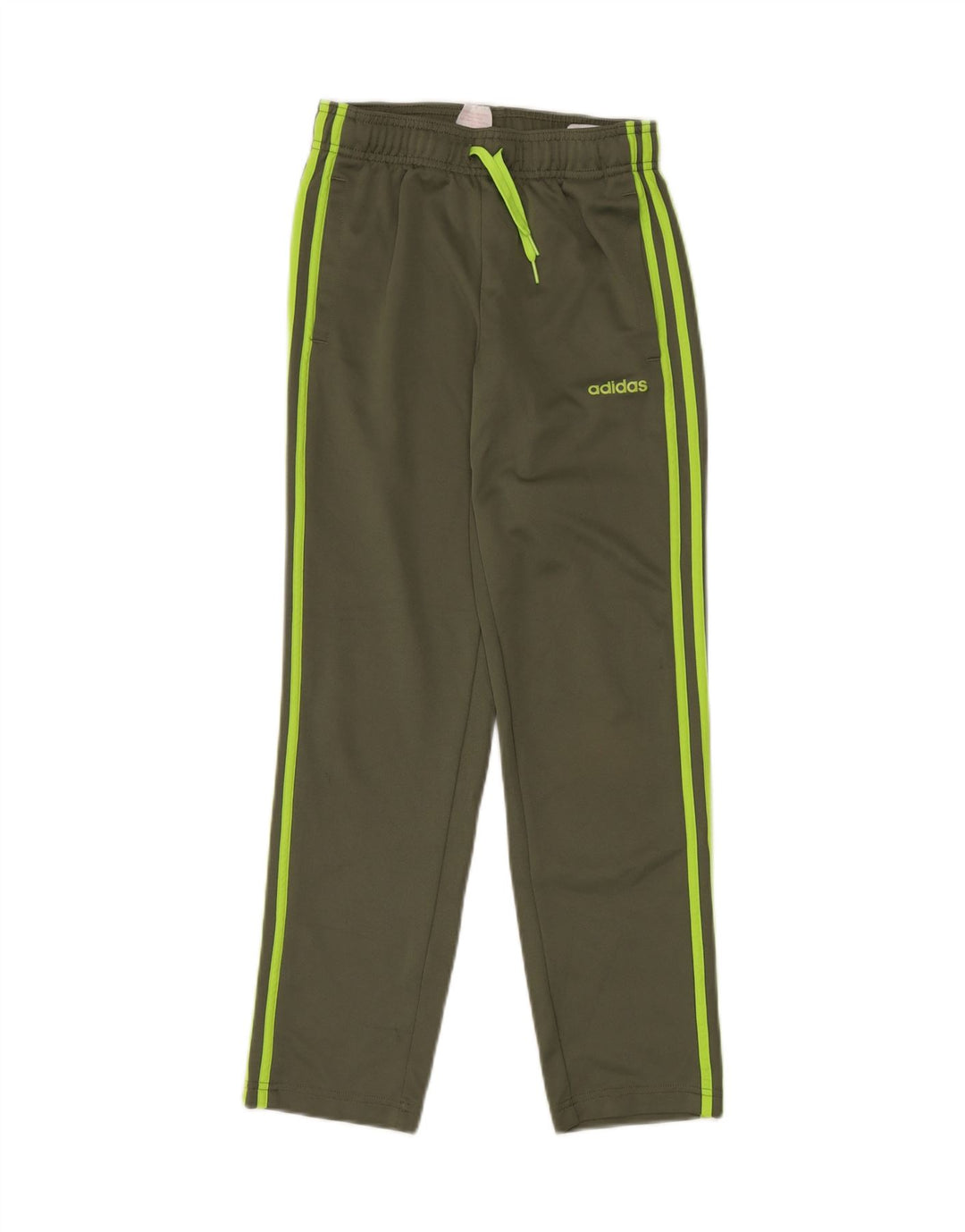 Pantaloni della tuta ADIDAS da ragazzo Climalite 11-12 anni in poliestere kaki