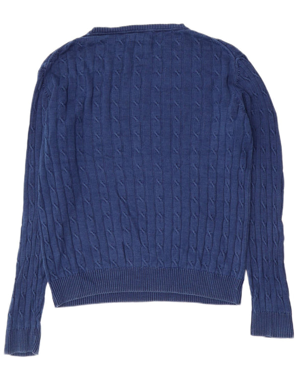 Gant Maglione da uomo con scollo a barca indaco, grande cotone blu navy