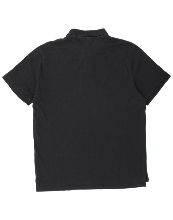 Polo Nike da uomo grande in cotone nero