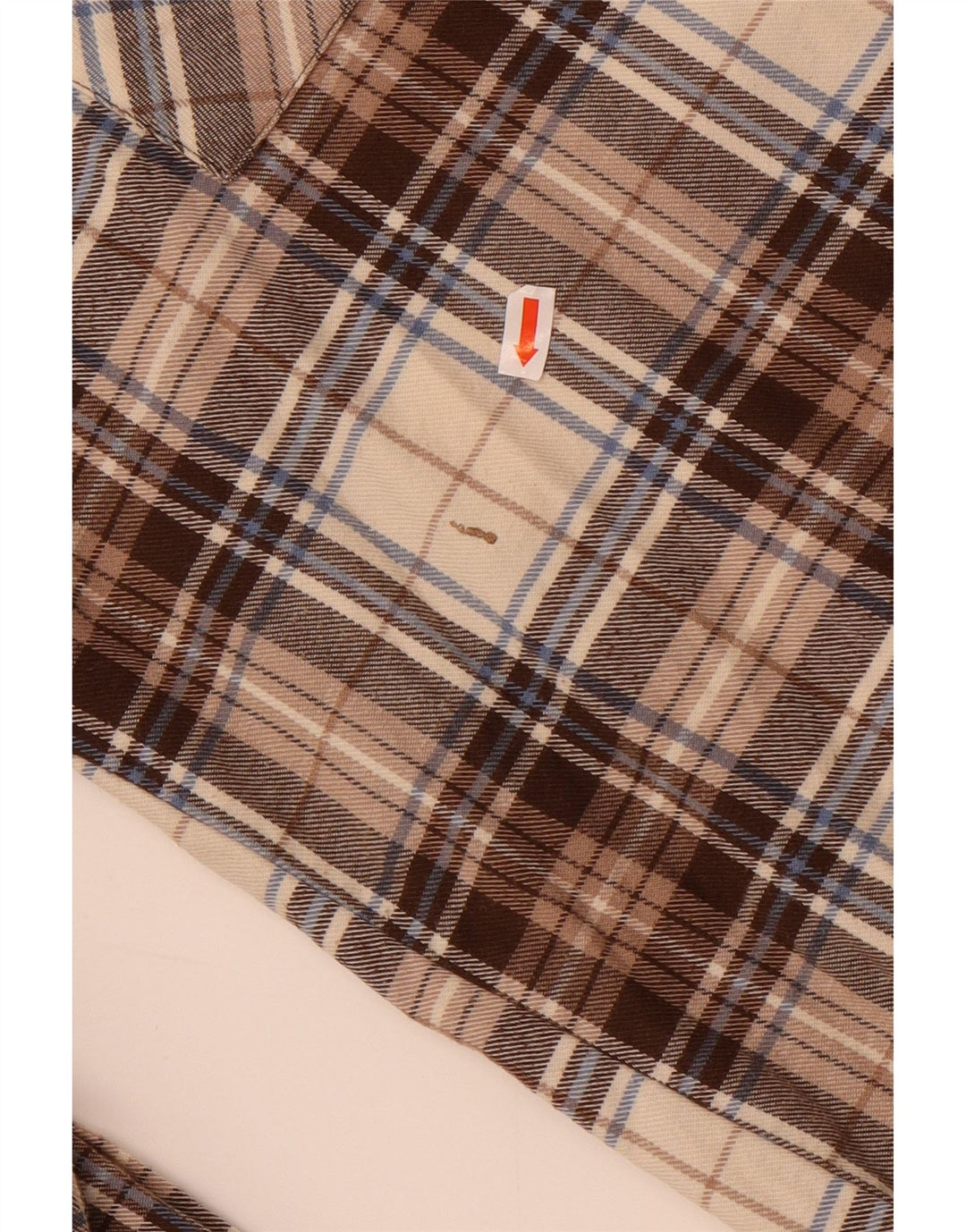 Camicia in flanella da uomo Sea Barrier 2XL Cotone a quadri beige