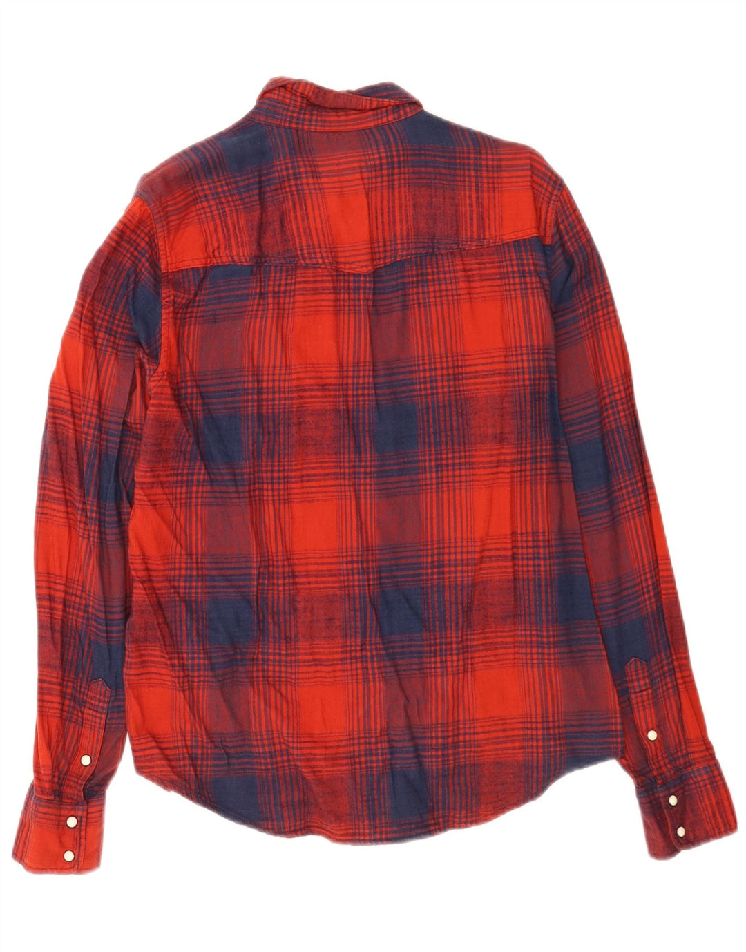 Camicia Lee da uomo in flanella dalla vestibilità regolare, grande cotone scozzese rosso