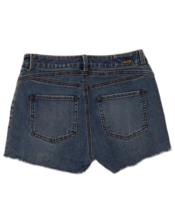 PRANA Womens Denim Shorts W26 Small Blue Cotton