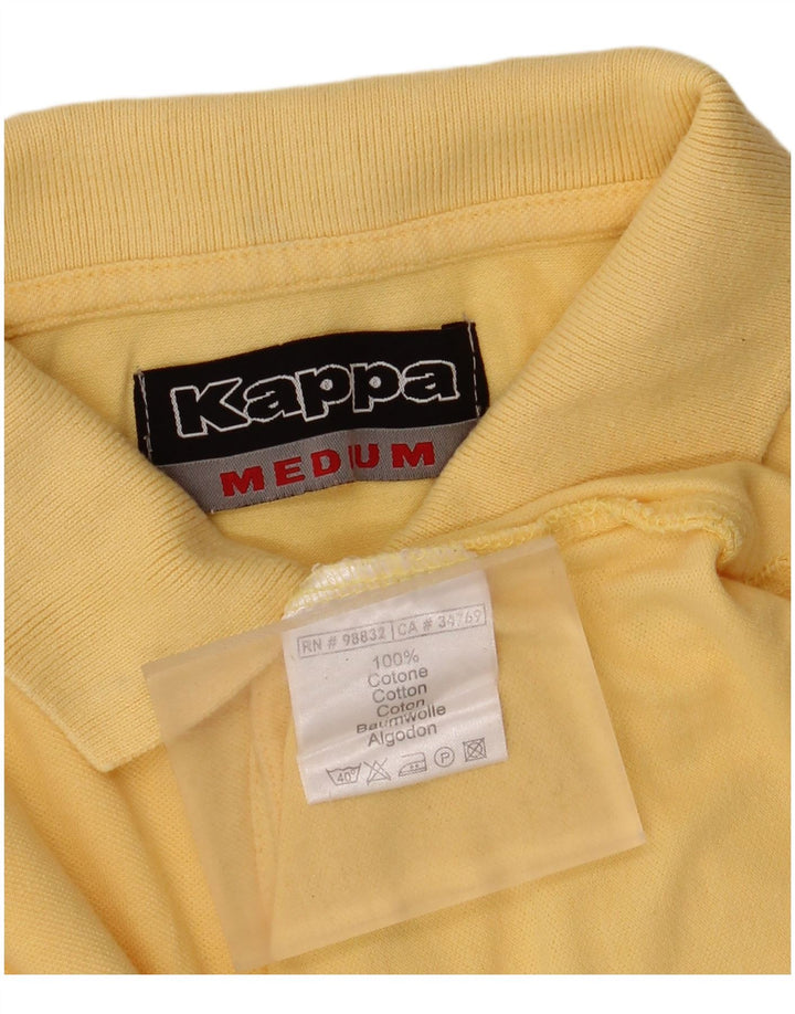 Polo Kappa Uomo Giallo Medio In Cotone
