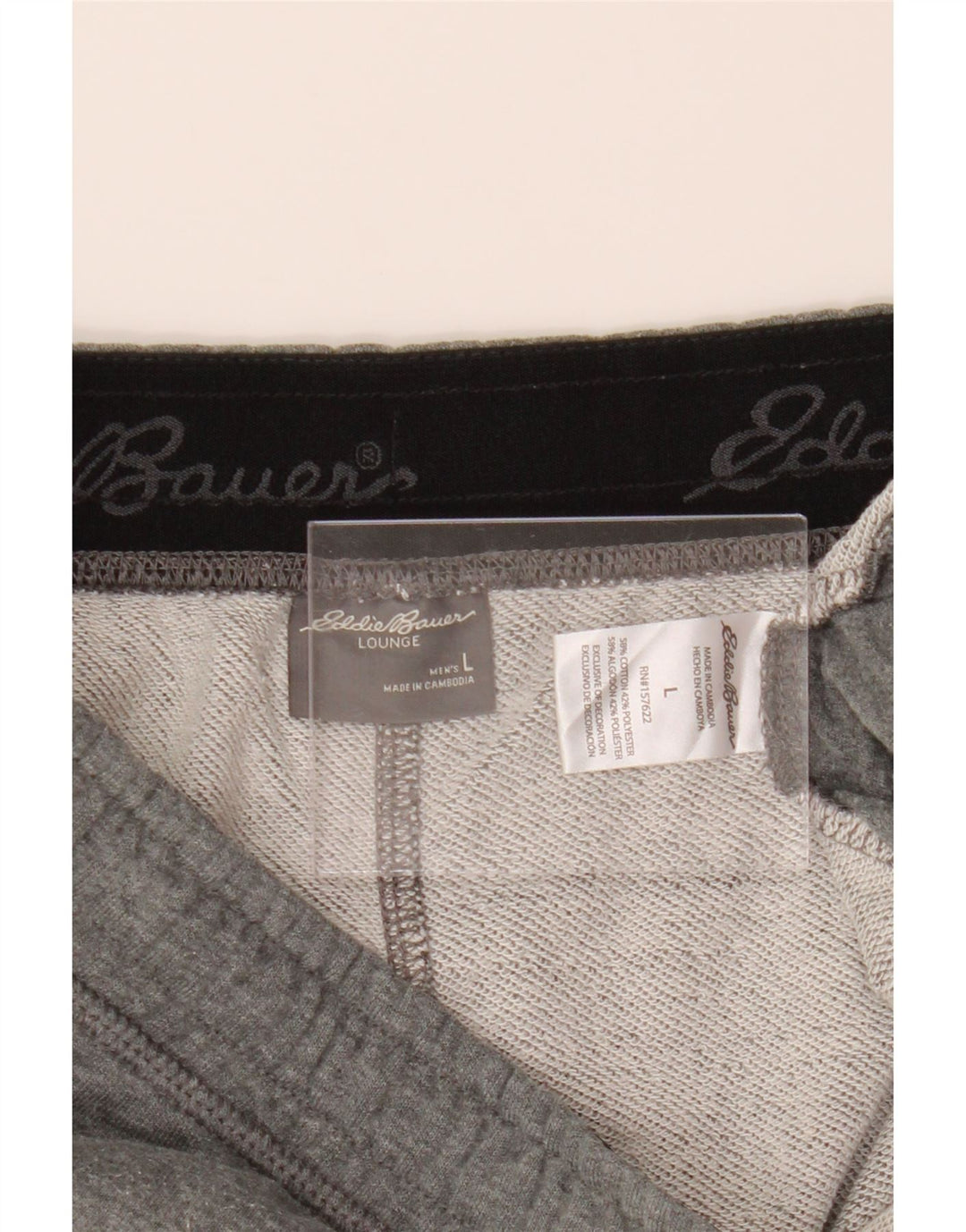 EDDIE BAUER Mens Sport Shorts Large  Grey Cotton Vintage Eddie Bauer and Second-Hand Eddie Bauer from Messina Hembry 