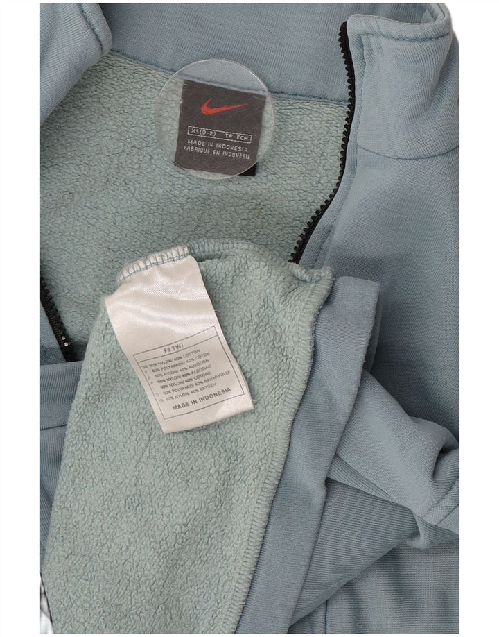 Giacca corta da tuta da donna Nike US 0/2 XS nylon blu