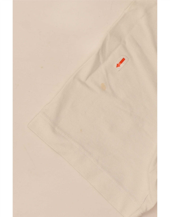 T-shirt grafica da uomo Nike Top in cotone color block bianco medio