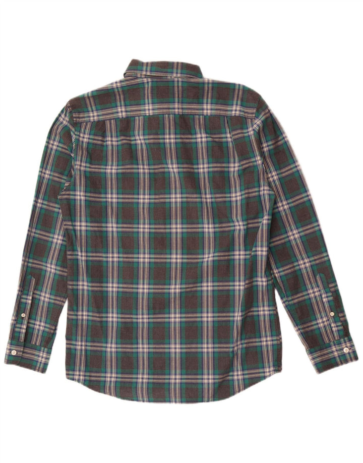 Camicia da uomo Regular Fit Jack Wills in cotone scozzese verde medio