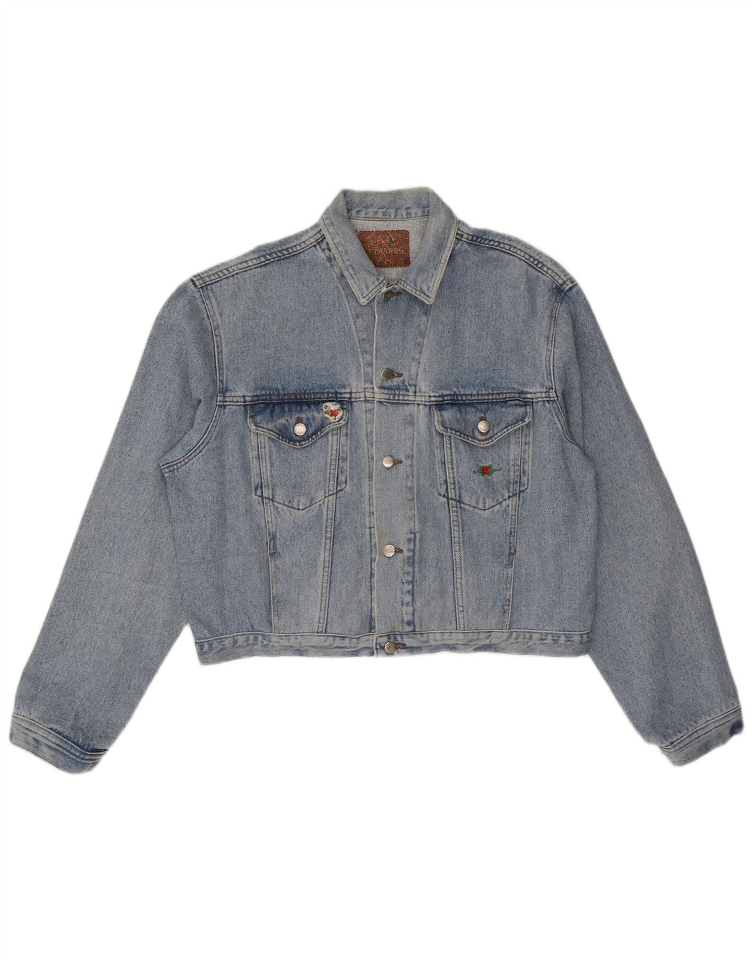 Giacca di jeans oversize da donna El Charro UK 18 XL Cotone blu
