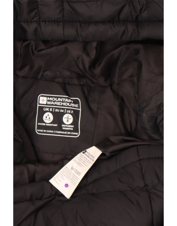 Giacca imbottita con cappuccio da donna Mountain Warehouse UK 6 XS poliestere nero