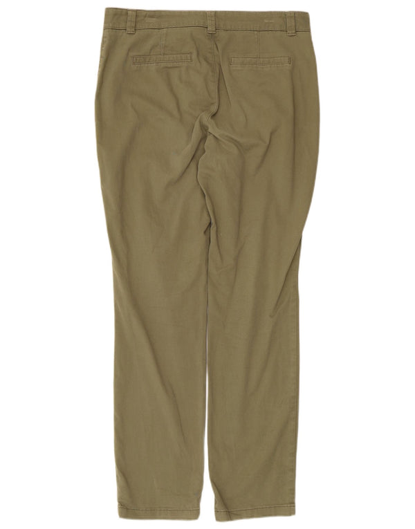 Pantaloni chino dritti da donna Monsoon UK 12 Medium W34 L30 Cachi