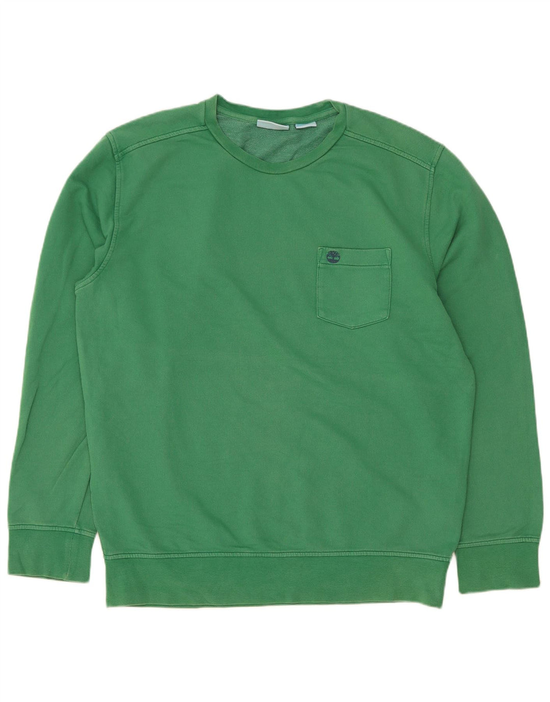 Timberland Felpa da uomo Maglione grande cotone verde