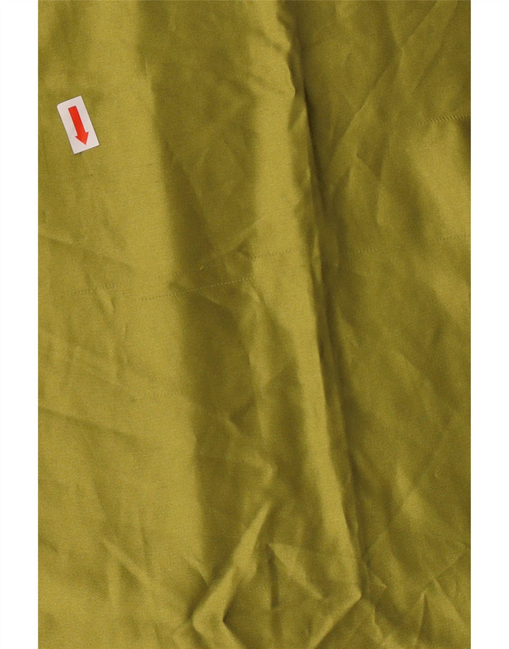 Abito grembiule da donna vintage UK 14 grande verde