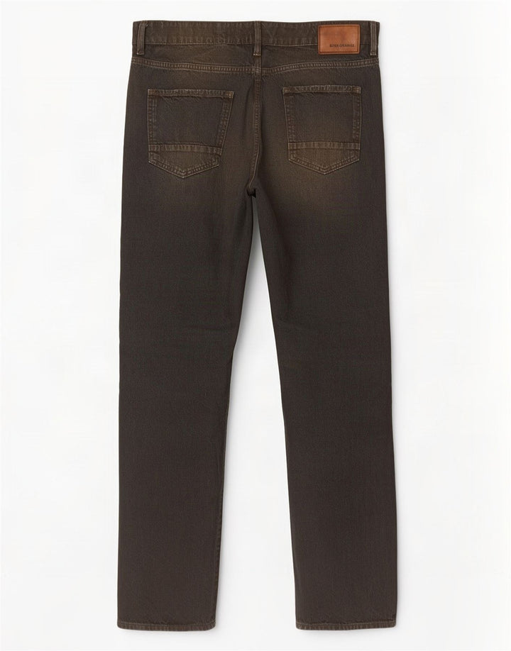 Jeans dritti da uomo Hugo Boss W34 L34 cotone nero