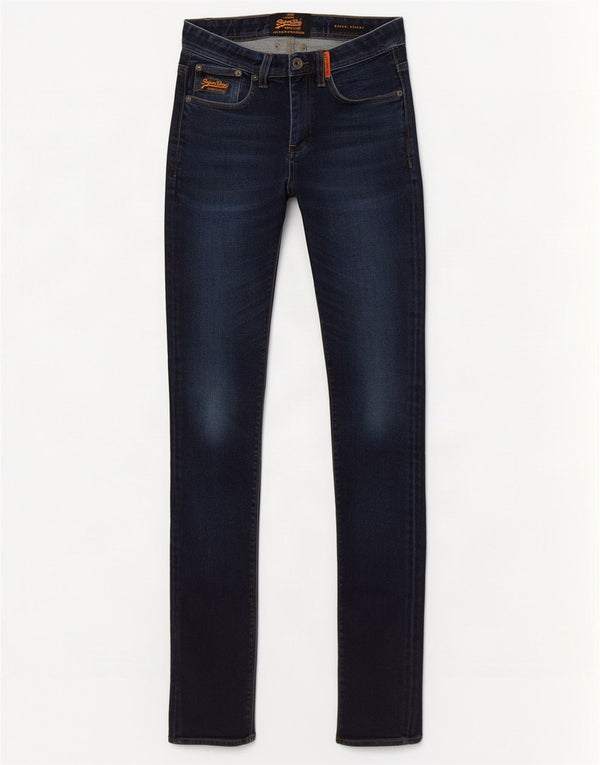 Jeans Superdry da uomo super skinny W30 L32 cotone blu navy