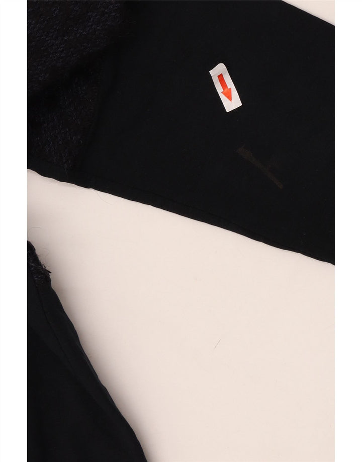 Maglione maglione girocollo da uomo Zara piccolo color block blu navy