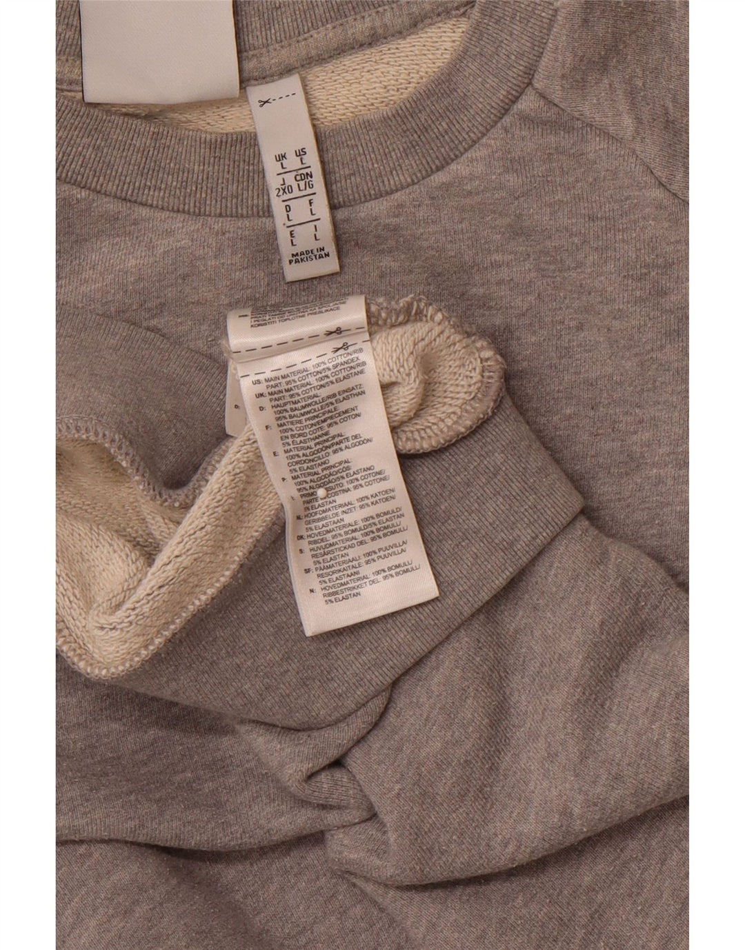 Felpa grafica da uomo ADIDAS, maglione grande, cotone grigio