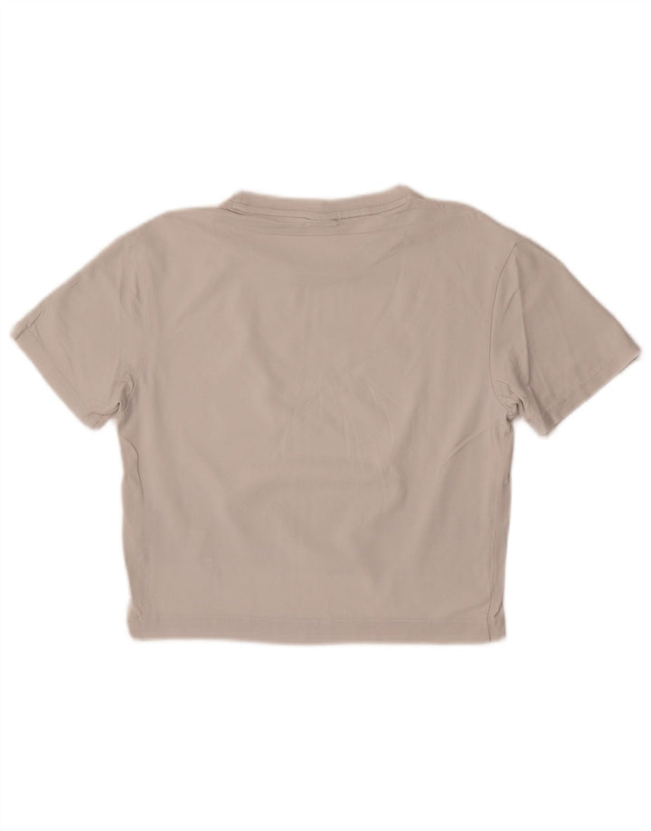 T-shirt corta da donna Puma UK 12 cotone bianco medio